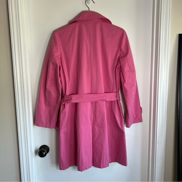 Max Mara Weekend Barbie Pink Belted Trench Coat, Size 8 - Picture 11 of 15